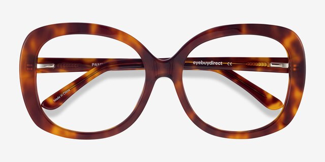 Pamela Tortoise AcetateEyeglass Frames from EyeBuyDirect, Closed View