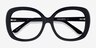 Pamela Black AcetateEyeglass Frames from EyeBuyDirect, Closed View