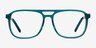 Russell Teal AcetateEyeglass Frames from EyeBuyDirect, Front View