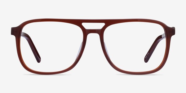 Russell Brun Acétate Montures de lunettes de vue