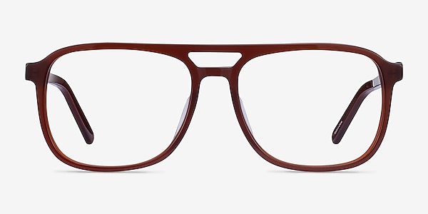 Russell Marron Acétate Montures de lunettes de vue
