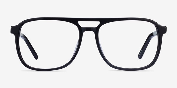 Russell Noir Acétate Montures de lunettes de vue