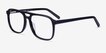 Russell Black AcetateEyeglass Frames from EyeBuyDirect, Angle View