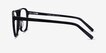 Russell Black AcetateEyeglass Frames from EyeBuyDirect, Side View