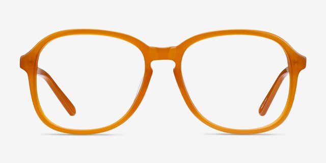 Randy Mellow Yellow AcetateEyeglass Frames from EyeBuyDirect, Front View