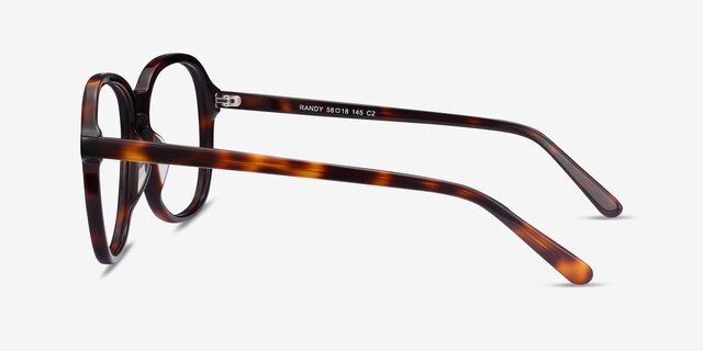Randy Tortoise AcetateEyeglass Frames from EyeBuyDirect, Side View