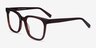 Kenneth Coffee AcetateEyeglass Frames from EyeBuyDirect, Angle View