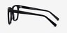 Kenneth Black AcetateEyeglass Frames from EyeBuyDirect, Side View