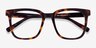 Kenneth Tortoise AcetateEyeglass Frames from EyeBuyDirect, Closed View