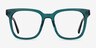 Kenneth Teal AcetateEyeglass Frames from EyeBuyDirect, Front View