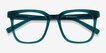 Kenneth Teal AcetateEyeglass Frames from EyeBuyDirect, Closed View