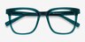 Kenneth Teal AcetateEyeglass Frames from EyeBuyDirect, Closed View