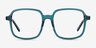 Gaston Teal AcetateEyeglass Frames from EyeBuyDirect, Front View