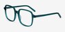Gaston Teal AcetateEyeglass Frames from EyeBuyDirect, Angle View