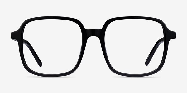 Gaston Black Acetate Eyeglass Frames