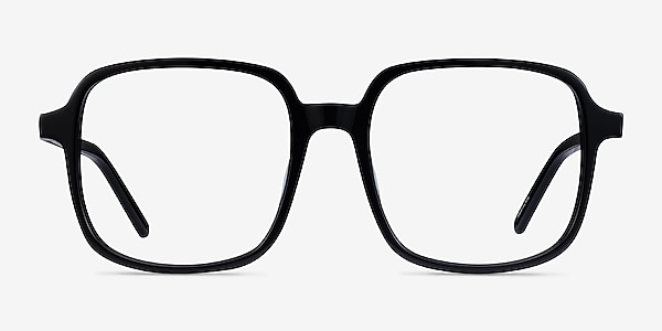 Gaston Noir Acétate Montures de lunettes de vue