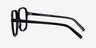 Gaston Black AcetateEyeglass Frames from EyeBuyDirect, Side View