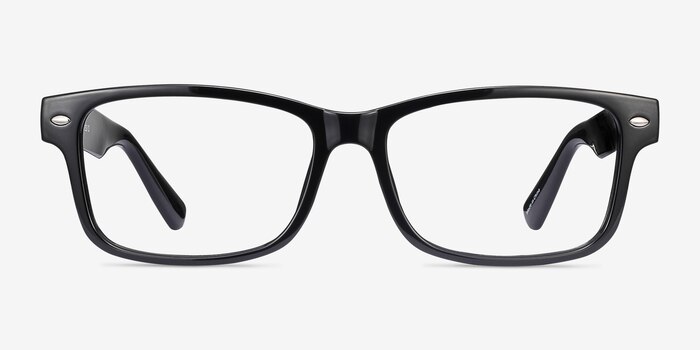 Persisto Black Plastic Eyeglass Frames from EyeBuyDirect