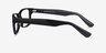 Persisto Black PlasticEyeglass Frames from EyeBuyDirect, Side View