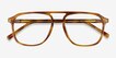 Effect Light Tortoise AcetateEyeglass Frames from EyeBuyDirect, Closed View