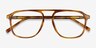 Effect Light Tortoise AcetateEyeglass Frames from EyeBuyDirect, Closed View