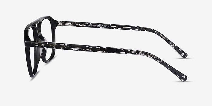 Effect Black Acetate Eyeglass Frames from EyeBuyDirect