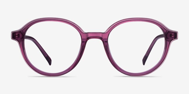 Satisfy Cassis AcetateEyeglass Frames from EyeBuyDirect, Front View