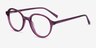 Satisfy Cassis AcetateEyeglass Frames from EyeBuyDirect, Angle View