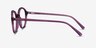 Satisfy Cassis AcetateEyeglass Frames from EyeBuyDirect, Side View
