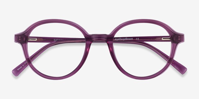 Satisfy Cassis AcetateEyeglass Frames from EyeBuyDirect, Closed View