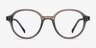 Satisfy Clear Gray AcetateEyeglass Frames from EyeBuyDirect, Front View