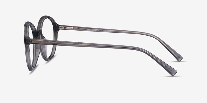 Satisfy Clear Gray Acétate Montures de lunettes de vue d'EyeBuyDirect