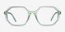 Dream Clear Green AcetateEyeglass Frames from EyeBuyDirect, Front View