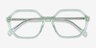 Dream Clear Green AcetateEyeglass Frames from EyeBuyDirect, Closed View
