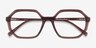 Dream Coffee AcetateEyeglass Frames from EyeBuyDirect, Closed View