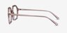Dream Clear Brown AcétateMontures de lunettes de vue d'EyeBuyDirect, Vue de Côté