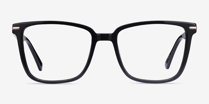 Canvas Noir Acétate Montures de lunettes de vue d'EyeBuyDirect