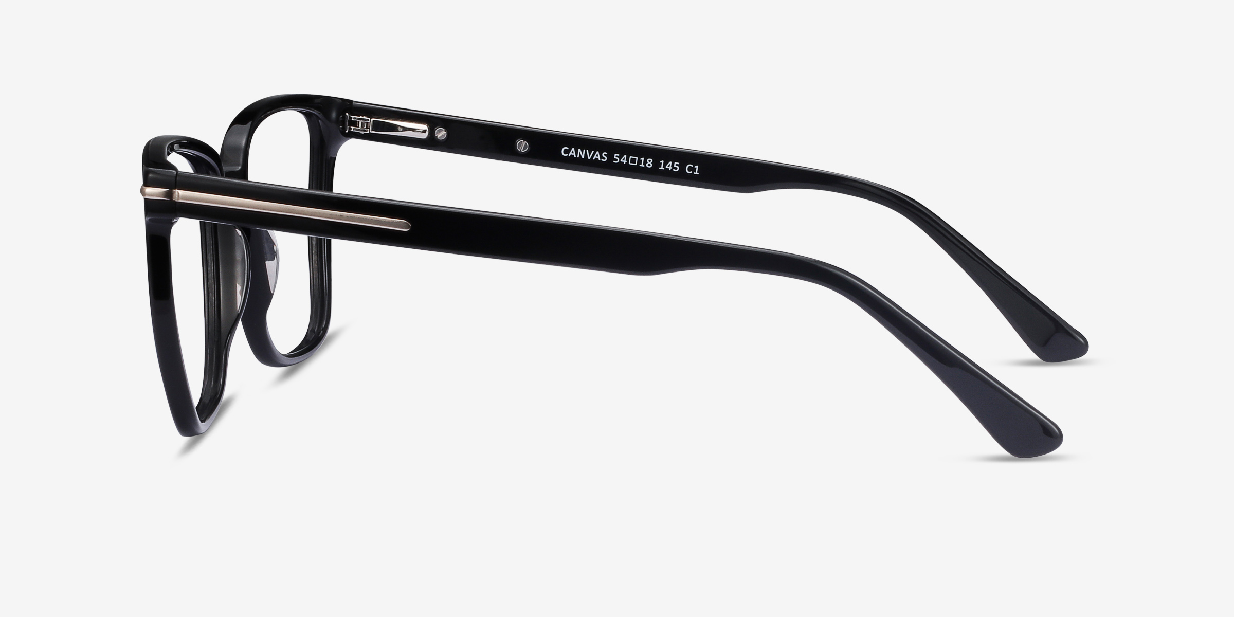 Canvas Square Black Full Rim Eyeglasses | Eyebuydirect