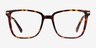 Canvas Tortoise AcetateEyeglass Frames from EyeBuyDirect, Front View