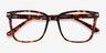 Canvas Tortoise AcetateEyeglass Frames from EyeBuyDirect, Closed View
