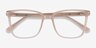 Canvas Beige AcetateEyeglass Frames from EyeBuyDirect, Closed View