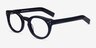 Morla Black AcetateEyeglass Frames from EyeBuyDirect, Angle View