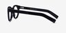 Morla Black AcetateEyeglass Frames from EyeBuyDirect, Side View