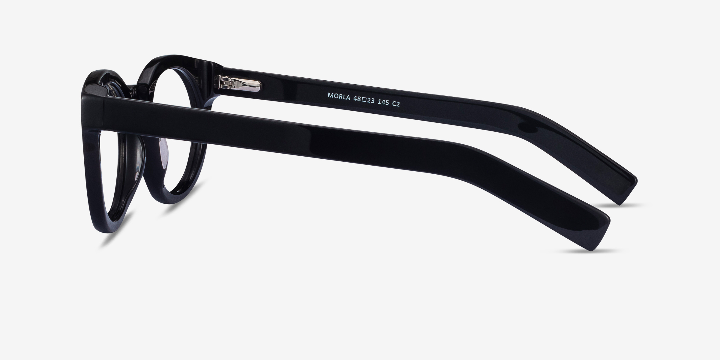 Morla Round Black Full Rim Eyeglasses | Eyebuydirect