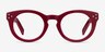 Morla Burgundy AcetateEyeglass Frames from EyeBuyDirect, Front View