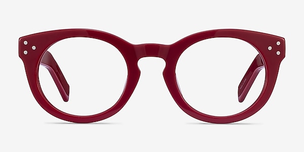 Morla Burgundy Acétate Montures de lunettes de vue