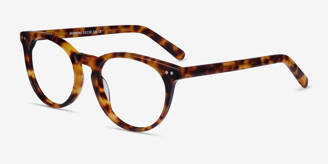 Morning Warm Tortoise AcetateEyeglass Frames from EyeBuyDirect, Angle View