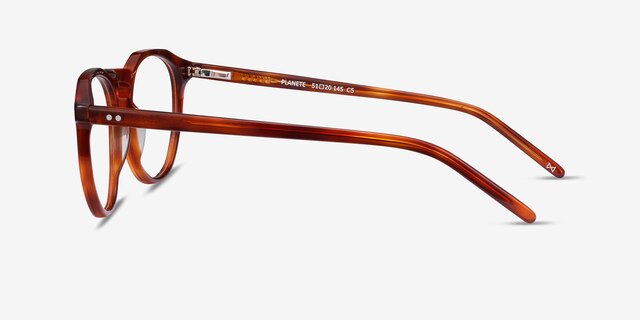 Planete Tortoise AcetateEyeglass Frames from EyeBuyDirect, Side View