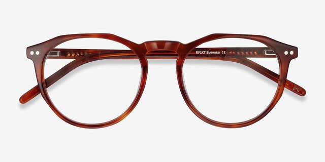 Planete Tortoise AcetateEyeglass Frames from EyeBuyDirect, Closed View