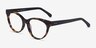 Paula Tortoise AcetateEyeglass Frames from EyeBuyDirect, Angle View